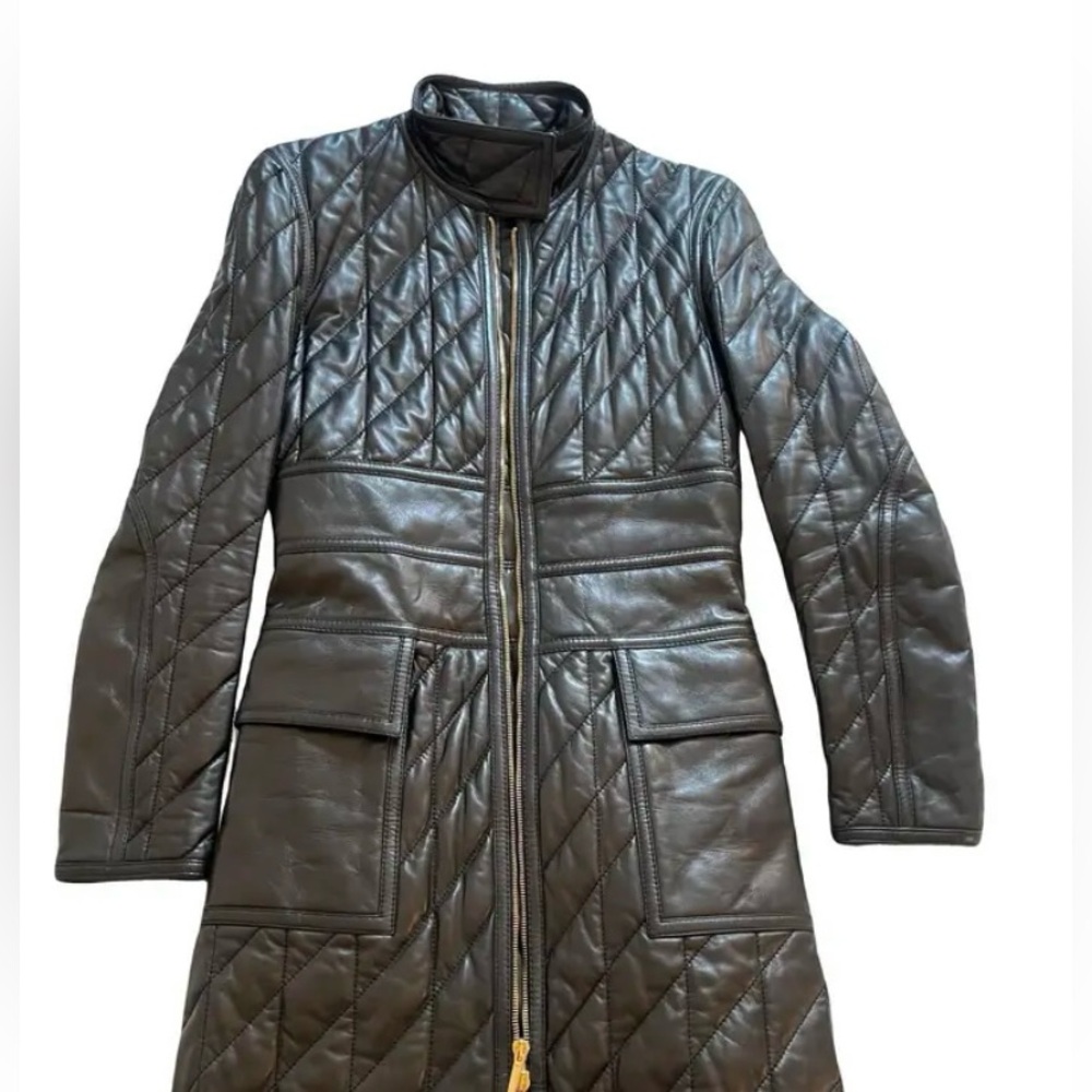 Authentic Gucci Leather Coat